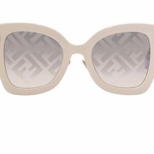 FENDI Roma Elegant White Sunglasses